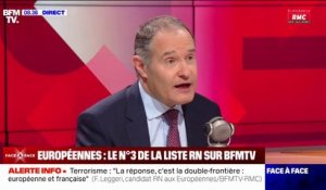 Terrorisme: pour Fabrice Leggeri (candidat RN aux élections européennes), "la réponse, c'est la double frontière, européenne et française"