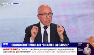 Éric Ciotti (président des Républicains): "Emmanuel Macron gère très mal notre argent"