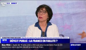 Déficit public: "Le problème ne vient pas des dépenses, il vient des recettes", affirme Christine Pirès Beaune (PS)