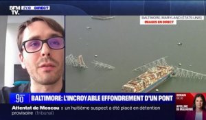 "La ville est sous le choc": Julien, français résidant à Baltimore, témoigne sur BFMTV après l'effondrement du pont Key