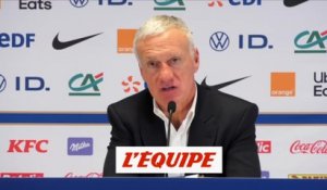 Deschamps : « Ce rassemblement a été plus difficile que les précédents » - Foot - Bleus