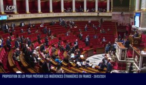 Séance publique à l'Assemblée nationale - Ingérences étrangères : proposition de loi pour protéger la France - 26/03/2024