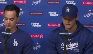 Dodgers - Ohtani : "Je n'ai jamais parié sur le baseball"