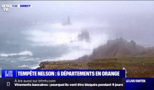 Tempête Nelson: des rafales à 183km/h relevées à la Pointe du Raz