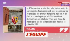 Bertrand Latour : « Le RC Lens va libérer ses joueurs qui disputeront les JO » - Foot - JO
