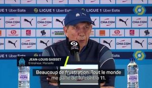 Jean-Louis Gasset très frustré après la défaite face au PSG