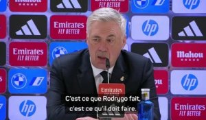 Real Madrid - Ancelotti : “Rodrygo a très bien joué et a fait la différence”