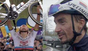 Tour des Flandres 2024 - Julian Alaphilippe : "Mathieu van der Poel, c'est impressionnant ! Félicitations à lui !"