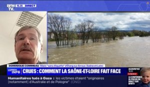 Crues: "Plus de 100 habitations ont été touchées", rapporte le maire d'Étang-sur-Arroux (Saône-et-Loire)