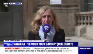 Nicole Belloubet sur l'agression de la collégienne à Montpellier: "J'ai décidé qu'une inspection générale ira sur place pour établir la réalité des faits et établir les responsabilités"