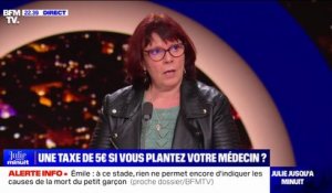 "Taxe lapin" pour les rendez-vous non honorés: "Nous les médecins traitants sommes assez peu impactés", affirme Agnès Giannotti (présidente du syndicat MG France)