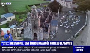 Incendie de l'église de Bringolo: le maire évoque "une surtension entre les fils électriques qui relient les cloches"