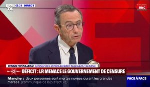"On nous a menti, on nous a trompé": Bruno Retailleau (LR) affirme que le budget du gouvernement pour 2024 était "insincère"