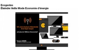 Ecogestes - Eteindre Veille Mode Eco automatique Décodeur TV 6 - Orange
