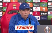 Gasset : « C'est un privilège de jouer un quart de finale » - Foot - C3 - OM