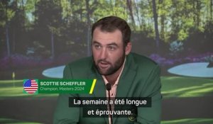 Masters - Scheffler : “Une victoire extrêmement spéciale”