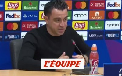 Xavi : « A 11 contre 11, on dominait » - Foot - C1 - PSG