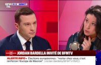 Tensions entre Apolline de Malherbe et Jordan Bardella sur BFMTV