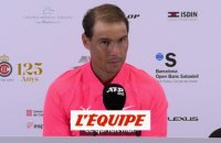 Nadal : «Avoir pu dire adieu à ce tournoi sur le court signifie beaucoup» - Tennis - Barcelone
