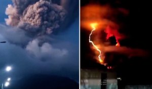 Indonésie : l'île de Ruang évacuée après q'un volcan se soit effondré dans la mer
