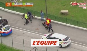 La grosse chute de Harper et O'Connor - Cyclisme - Tour des Alpes