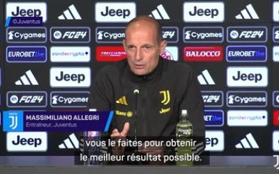 Juventus - Allegri : "Le mois où tout se décide"