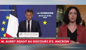 Manon Aubry :«Emmanuel Macron est à minima un menteur»