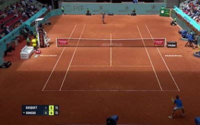 Madrid - Gasquet, un 1000e match et une défaite