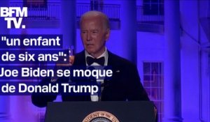 "Un enfant de six ans": Joe Biden se moque de Donald Trump lors du dîner des correspondants de la Maison Blanche