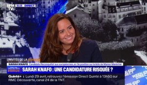 Élections européennes: "C'est quand c'est difficile qu'il faut y aller", affirme Sarah Knafo