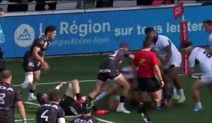 TOP 14 - Essai de Loïc GODENER (OYO) - Oyonnax Rugby - Castres Olympique