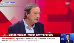 Politique agricole commune: "Il faudrait régionaliser son application et sa répartition", déclare Michel-Édouard Leclerc, président du Comité exécutif des centres Leclerc
