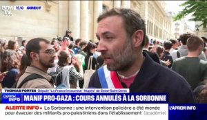 Manifestation propalestinienne à la Sorbonne: les forces de l'ordre interviennent pour évacuer l'université