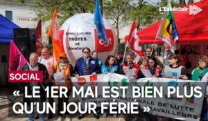 Manifestation du 1er mai : Entre 300 et 350 personnes rassemblées à Troyes 