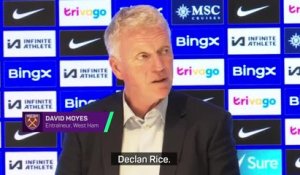 West Ham - Pour expliquer les grosses défaites, Moyes parle du départ de Rice