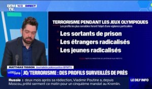Risque terroriste lors des JO de Paris 2024: le ministère de l'Intérieur détaille son plan contre les "profils radicaux"