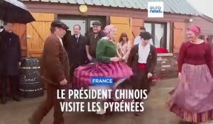 Le président chinois Xi Jinping visite les Pyrénées