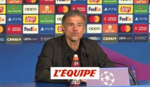 Luis Enrique : « Je suis très satisfait des deux matches » - Foot - C1 - PSG