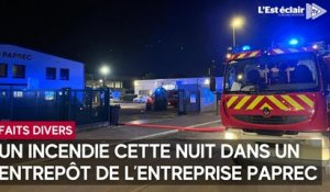 Un incendie s’est déclaré cette nuit dans l’entreprise Paprec à La Chapelle-Saint-Luc