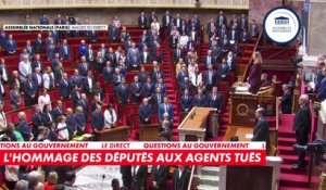 La minute de silence de l'Assemblée nationale en hommage aux deux agents pénitentiaires tués lors d'une attaque
