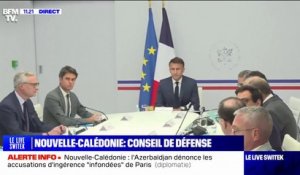 Nouvelle-Calédonie: le conseil de défense et de sécurité nationale présidé par Emmanuel Macron a débuté
