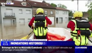 Inondations en Moselle: BFMTV au cœur d'une opération de reconnaissance avec les pompiers