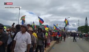 Nouvelle-Calédonie : des drapeaux d'Azerbaïdjan présents dans des manifestations d’indépendantistes