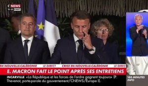 Nouvelle-Calédonie: Emmanuel Macron appelle à "ne rien céder à la violence et retrouver le dialogue" - "Nous allons reprendre pas à pas chaque quartier" - Le président promet un point d'étape "d'ici un mois"