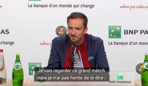 Roland-Garros - Medvedev sur Zverev-Nadal : "Content que ça ne soit pas tombé sur moi !"