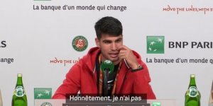 Roland-Garros - Alcaraz : "Je n'ai senti aucune douleur"