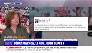 Nathalie Loiseau: "Si un responsable politique devait quitter la vie politique à chaque fois qu'il perd une élection, Marine Le Pen ne serait plus dans la vie politique"