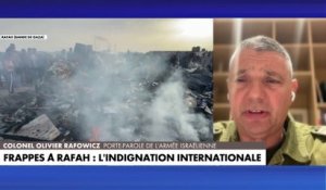 Le Colonel Olivier Rafowicz s'exprime après les frappes meurtrières de Tsahal sur Rafah