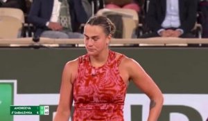 Roland-Garros - Sabalenka bien trop forte pour Andreeva