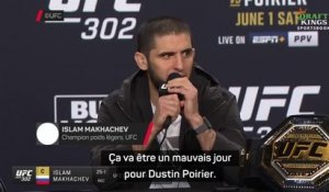 UFC 302 - Makhachev : "Ça va être un mauvais jour pour Poirier"